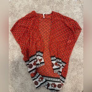 Red shawl/kimono